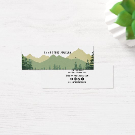 パイン素朴マウンテン・イヤリングバスケスタッド表示 (デスク)