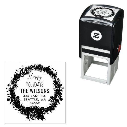 パイン素朴リースホリデーズ差出人住所 セルフインキングスタンプ (インサイチュ)