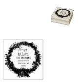 パイン素朴リースホリデーズ差出人住所 ラバースタンプ (押印)