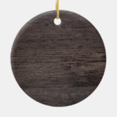 パイン素朴リース初めてのクリスマス婚約した セラミックオーナメント (裏面)