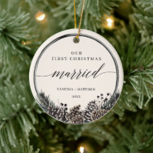 パイン素朴リース初めてのクリスマス結婚した