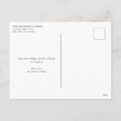 パイン素朴リース2写真の移動告知 シーズンポストカード (裏面)