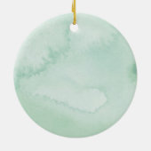 パイン素朴初めてのクリスマス退職したオーナメント セラミックオーナメント (裏面)