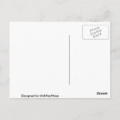 パイン霜の降りた ポストカード (裏面)