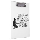 パイン静かズ – ミニマリスト情動引用文デザイン クリップボード (右)