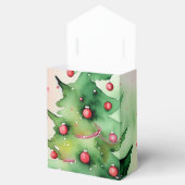 パイン魅力的ツリー&レッドオーナメントズホリデイ フェイバーボックス (オープン)