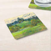 パイン スクエアペーパーコースター (アングル)