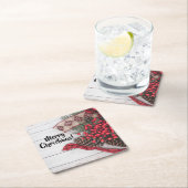 パイン&ホリーコレクション スクエアペーパーコースター (インサイチュ)