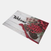 パイン&ホリーコレクション ドアマット (アングル)