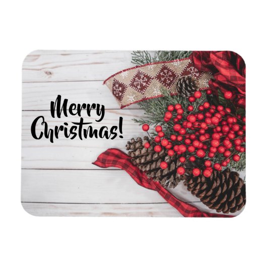 パイン&ホリーコレクション マグネット (横)