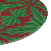 パイン マンダラ ガーネット ガラス カッティング ボード (角)