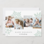 パイン | Snowdrop 4フォトコラージュ シーズンカード (正面)