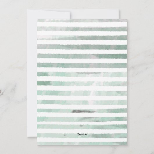 パインBoughs水の色の休日の挨拶の写真 シーズンカード (裏面)