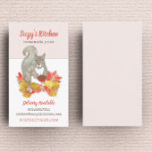 パイ付きリスベーカリー 名刺