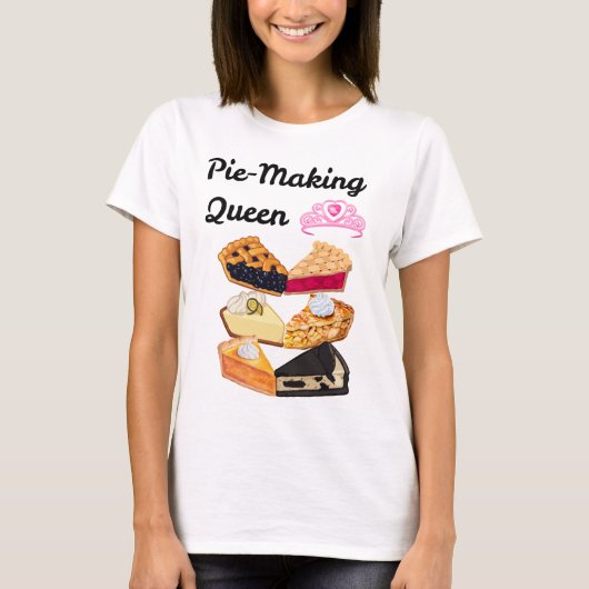 パイ作りの女王 Tシャツ (正面)