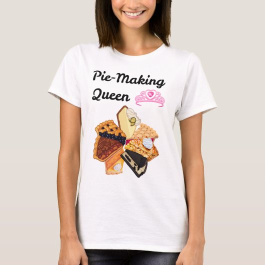 パイ作りの女王 Tシャツ (正面)