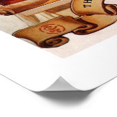 「パイ作り」感謝祭ヴィンテージアートポスター ポスター (角)