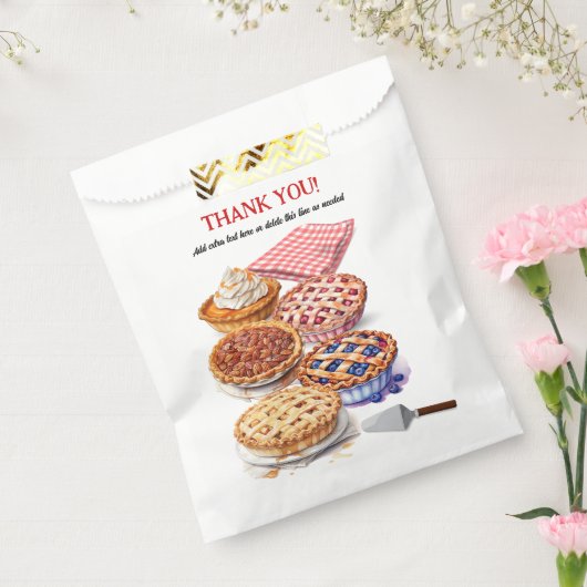 パイ共有の夜パーティー フェイバーバッグ (封をした状態)