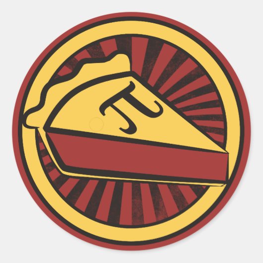 パイ円 ラウンドシール (正面)