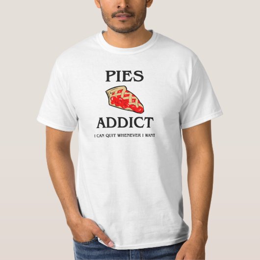 パイ常習者 Tシャツ (正面)