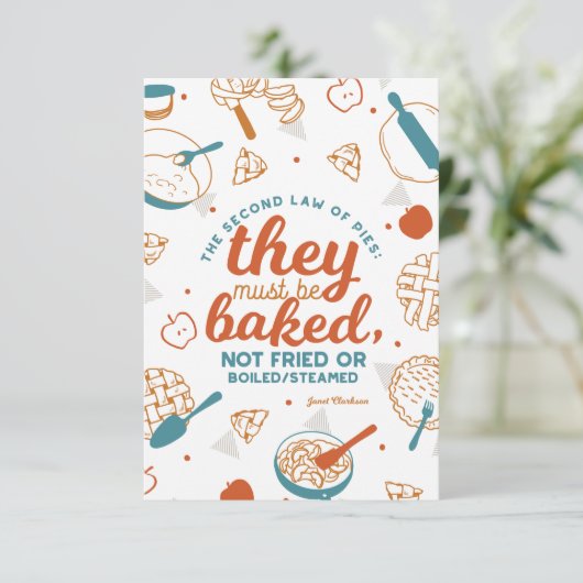 パイ引用文バイジャネクラークソン サンキューカード (スタンド正面)