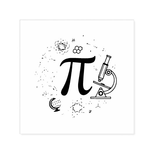 パイ愛好家 セルフインキングスタンプ (デザイン)