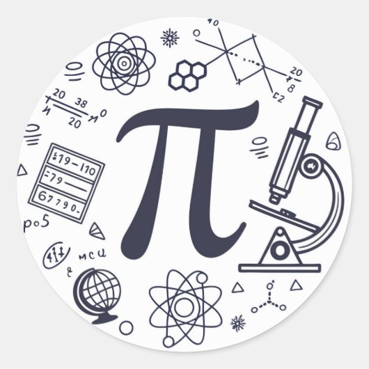 パイ愛好家 ラウンドシール (正面)