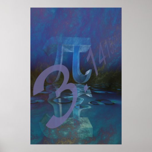 パイ抽象芸術ポスター ポスター (正面)