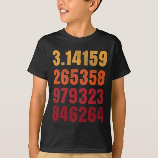 パイ数学サイエンスステムギフト3.14 Pi日3 Tシャツ (正面)