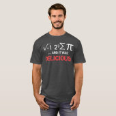 パイ数学家族を食べました Tシャツ (正面フル)