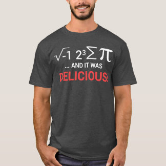 パイ数学家族を食べました Tシャツ