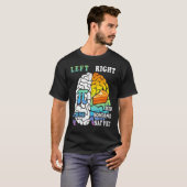 パイ日とおもしろい右離れ脳円パイ演算ギークTe Tシャツ (正面フル)