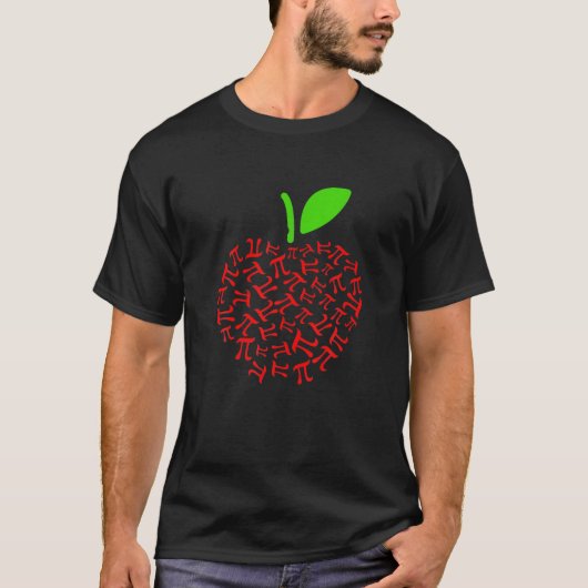 パイ日アップル数学の恋人先生3.14シンボルメイズ Tシャツ (正面)