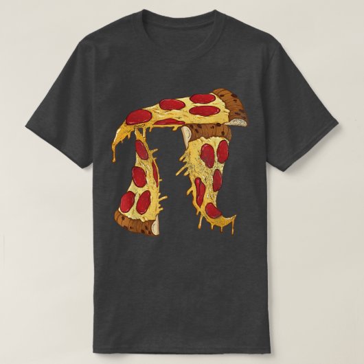 パイ日シャツキッズピザピおもしろいス数食べ物3 Tシャツ (デザイン正面)
