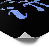 パイ日ティーは有理Get Pi実在とImaginary ポスター (角)