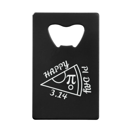 パイ日ハッピーPi日 クレジットカード栓抜き (正面)