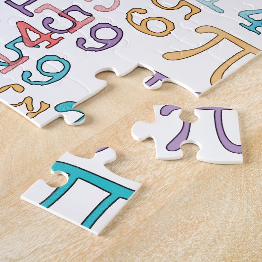 パイ日パイ記号3.14... ジグソーパズル (側面)