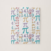 パイ日パイ記号3.14... ジグソーパズル (縦)