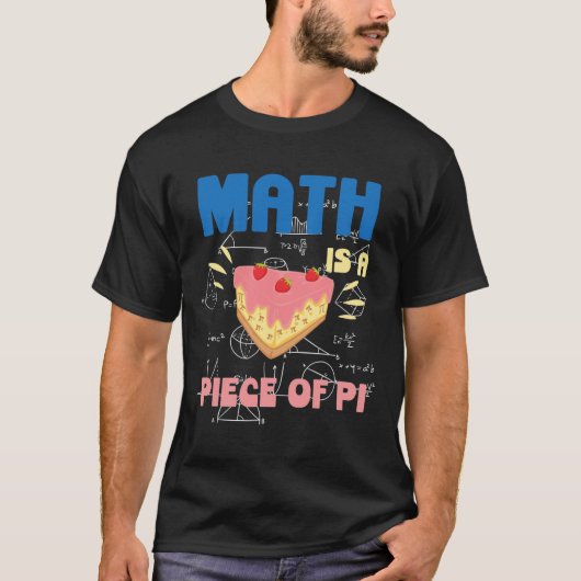 パイ日数学はパイ数学先生 Tシャツ (正面)