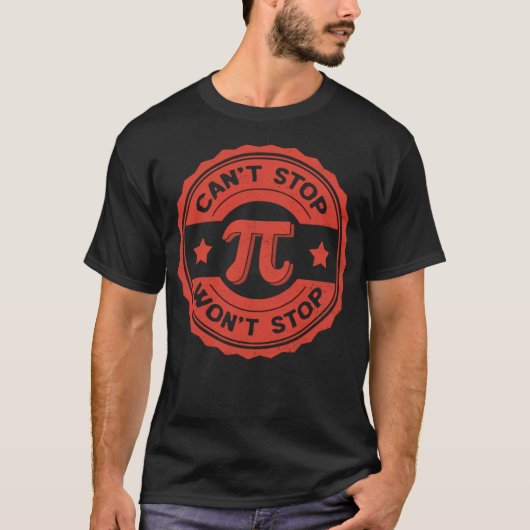 パイ日数学先生おたく代数パイ潜水器 Tシャツ (正面)