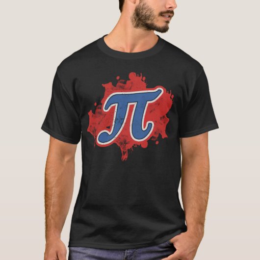 パイ日数学先生おたく代数パイ魔女ビビと Tシャツ (正面)