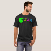 パイ日数理食べ理Pi記号の色 Tシャツ (正面フル)