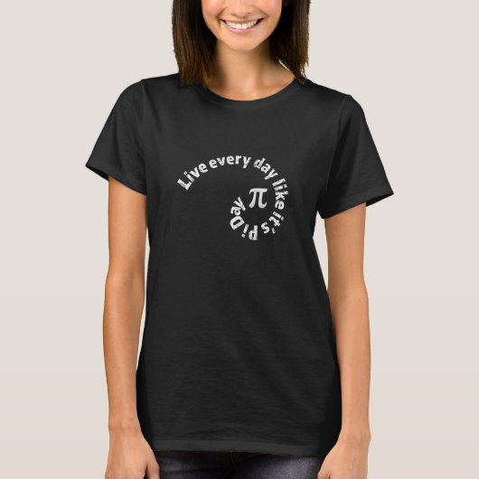 パイ日毎日マス計算黄金幾何学ラット Tシャツ (正面)