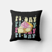 パイ日用シャツキッズパイ日用シャツウィメンズパイ日算数T クッション (裏面)