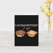 パイ日用シャツPi R Squared Formula数値円かわいい カード (黄色い花)