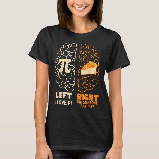 パイ日私はパイ数学の恋人先生学生男性W Tシャツ (正面)