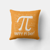パイ日装飾用クッション – コージー&おもしろい数学の恋人 クッション (裏面)