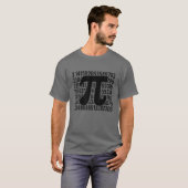 パイ日記号おたくギフト算数先生ジオメトリアルジェ Tシャツ (正面フル)