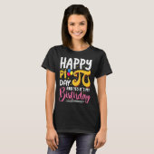 パイ日誕生日数学ラバーハッピーパイ日YesIt's M Tシャツ (正面フル)