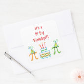 パイ日誕生日 スクエアシール (封筒)